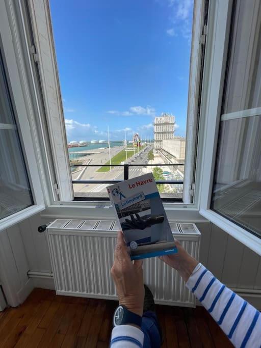 "L'Amarrage" 2 Chambres Perret Pleine Vue Mer Le Havre Luaran gambar