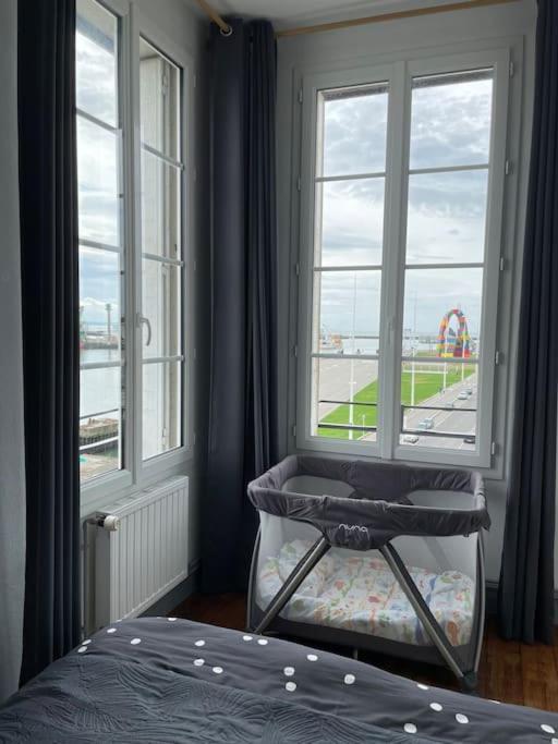 "L'Amarrage" 2 Chambres Perret Pleine Vue Mer Le Havre Luaran gambar
