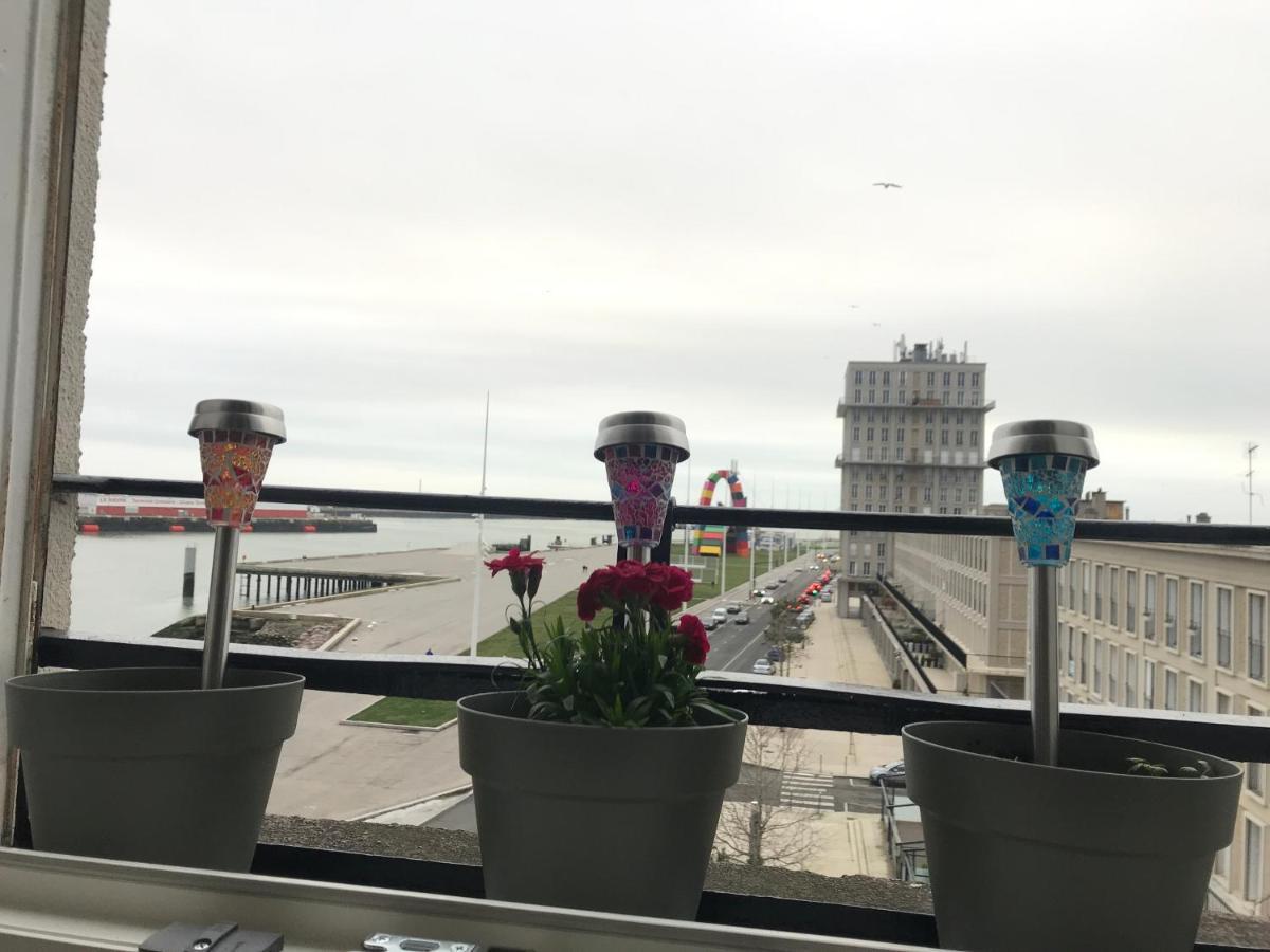 "L'Amarrage" 2 Chambres Perret Pleine Vue Mer Le Havre Luaran gambar